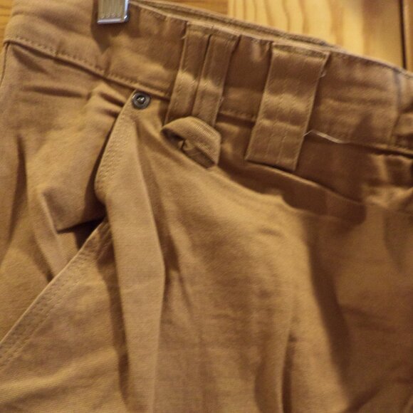 DULUTH TRADING CO. CARPENTER PANTS Style: Flex Fire Hose-Color: Khaki Size:36/32 - Picture 5 of 11